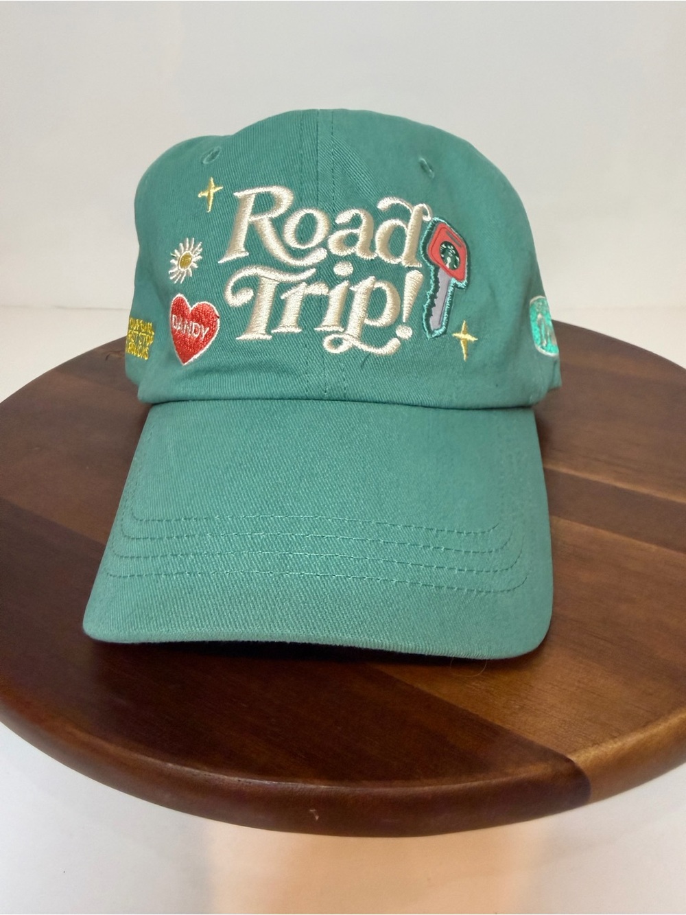 Starbucks x Dandy Worldwide Green Road Trip Baseball Cap Hat NWT
